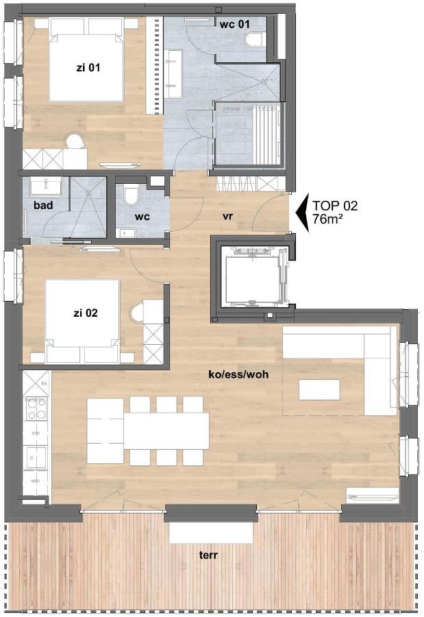 Apartmenthaus A24 Schruns Dış mekan fotoğraf